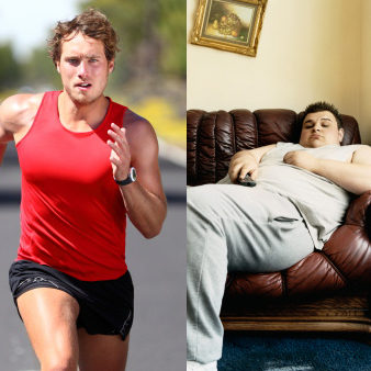Athlete Couch Potato